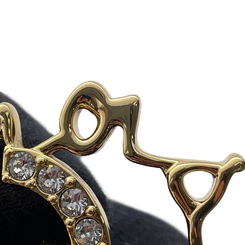 シャネル ブローチ ココマーク GP ラインストーン I24 S ABD431 CHANEL アクセサリー