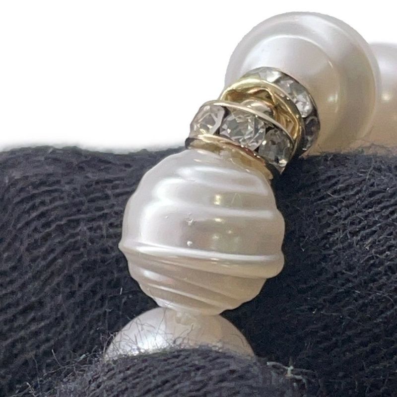 シャネル ネックレス ココマーク フェイクパール ラインストーン B23 S CHANEL アクセサリー