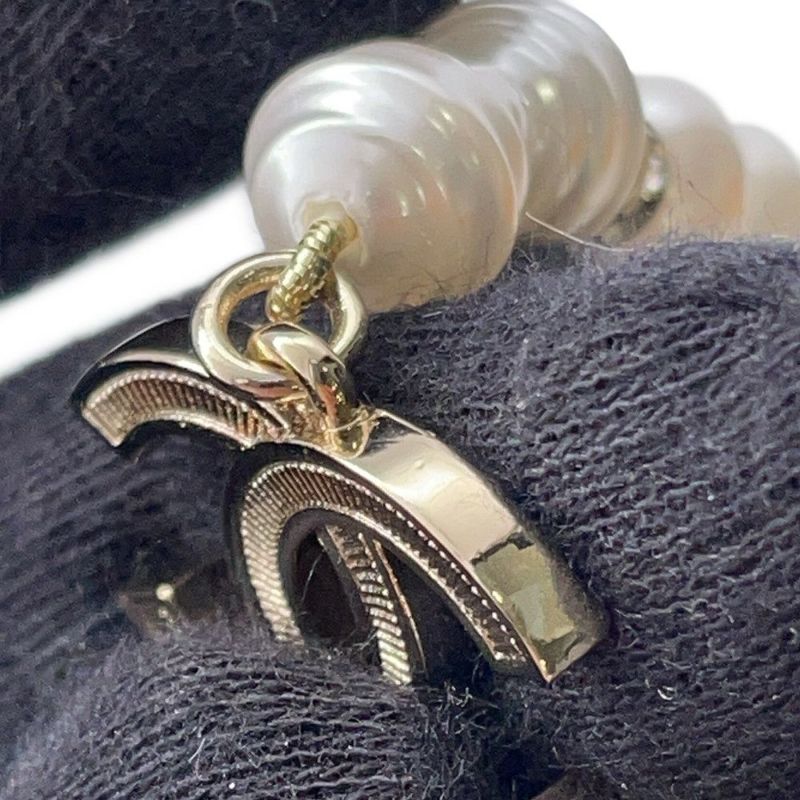 シャネル ネックレス ココマーク フェイクパール ラインストーン B23 S CHANEL アクセサリー