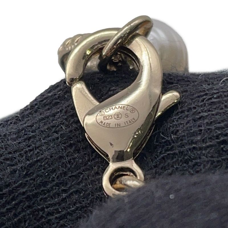 シャネル ネックレス ココマーク フェイクパール ラインストーン B23 S CHANEL アクセサリー