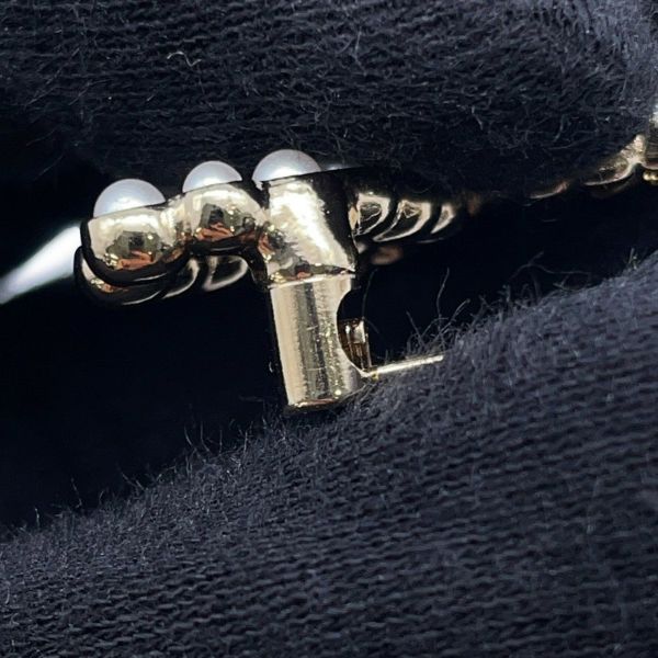 シャネル ブローチ ロゴ ラインストーン GP B20V AB2806 CHANEL フェイクパール アクセサリー