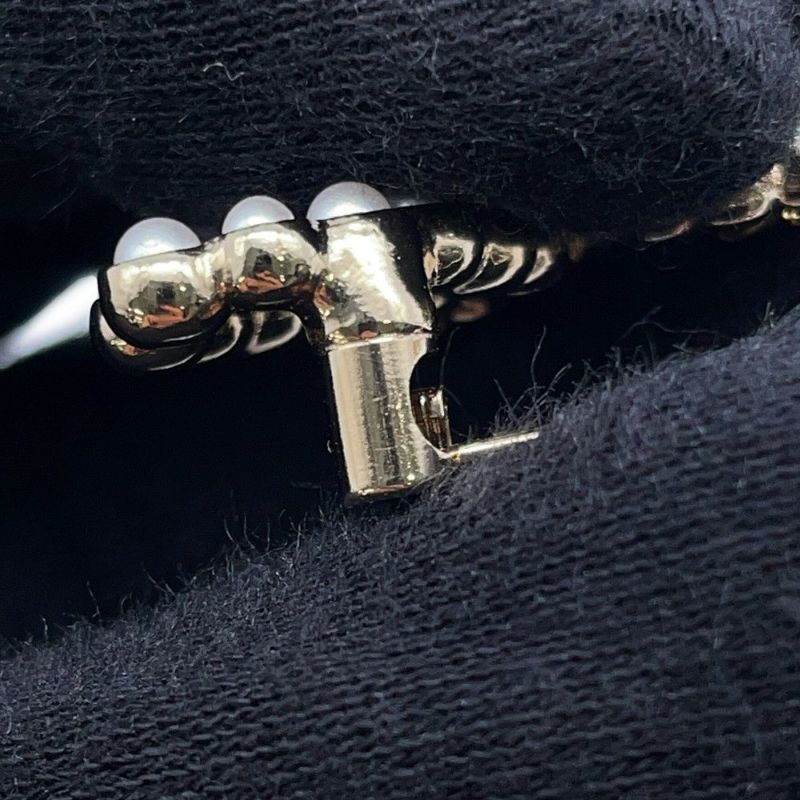 シャネル ブローチ ロゴ ラインストーン GP B20V AB2806 CHANEL フェイクパール アクセサリー
