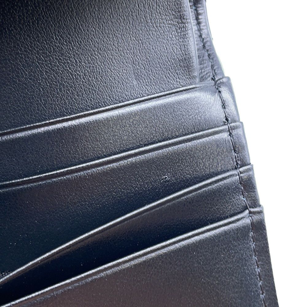 シャネル 二つ折り財布 ココマーク マトラッセ スモールウォレット AP4381 CHANEL 黒