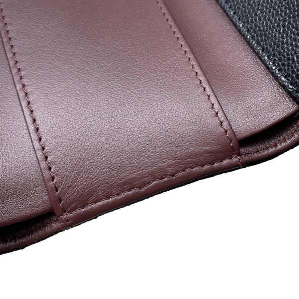 シャネル 三つ折り財布 マトラッセ ココマーク クラシック スモール フラップ ウォレット AP0230 CHANEL 財布 黒