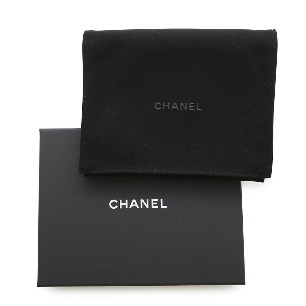 シャネル 三つ折り財布 マトラッセ ココマーク クラシック スモール フラップ ウォレット AP0230 CHANEL 財布 黒