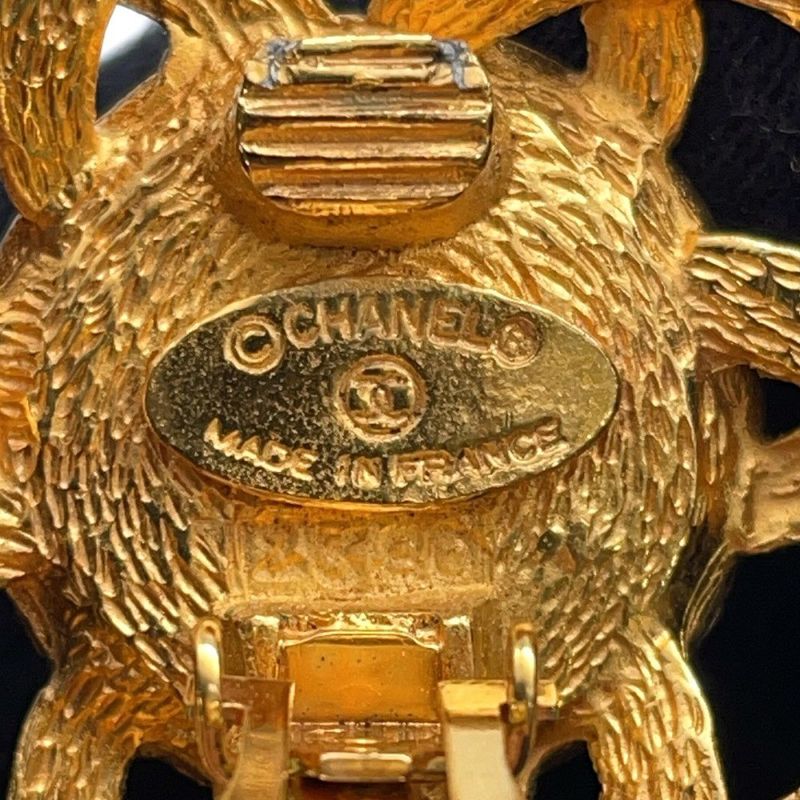 シャネル イヤリング フラワーモチーフ GP CHANEL フェイクパール アクセサリー