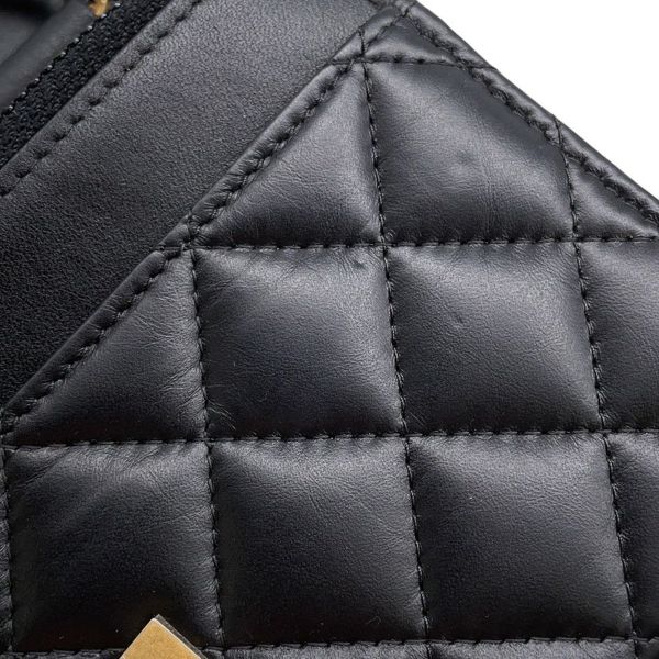 シャネル チェーンウォレット 2.55 ヴィンテージカーフスキン CHANEL 財布 バッグ 黒