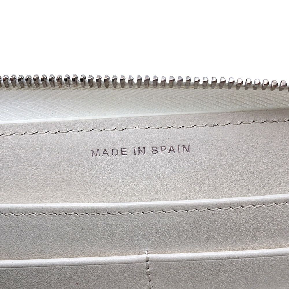 シャネル 長財布 クラシック ロング ジップ ウォレット ココマーク キャビアスキン キルティング AP0242 CHANEL マトラッセ 白