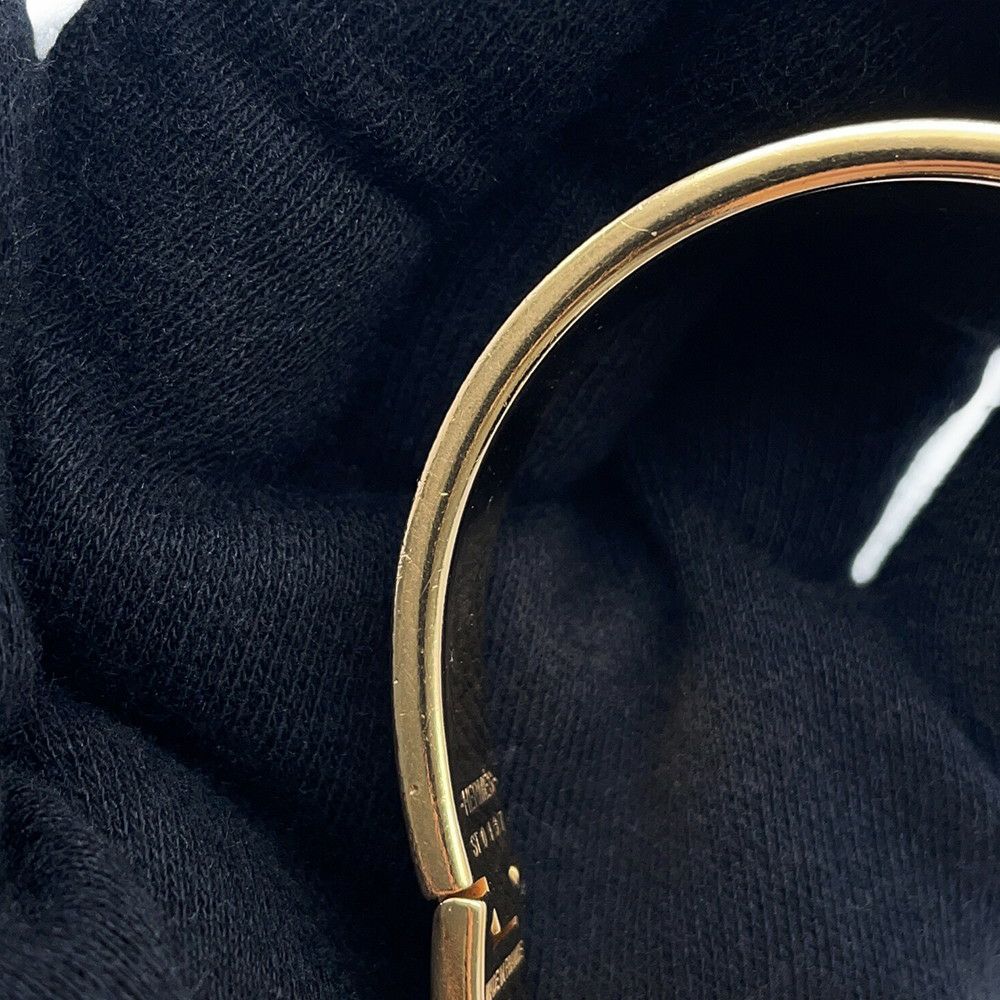 エルメス ブレスレット クリック H クリッククラックPM ブラック/ゴールド金具/ピンクゴールド金具 HERMES 黒