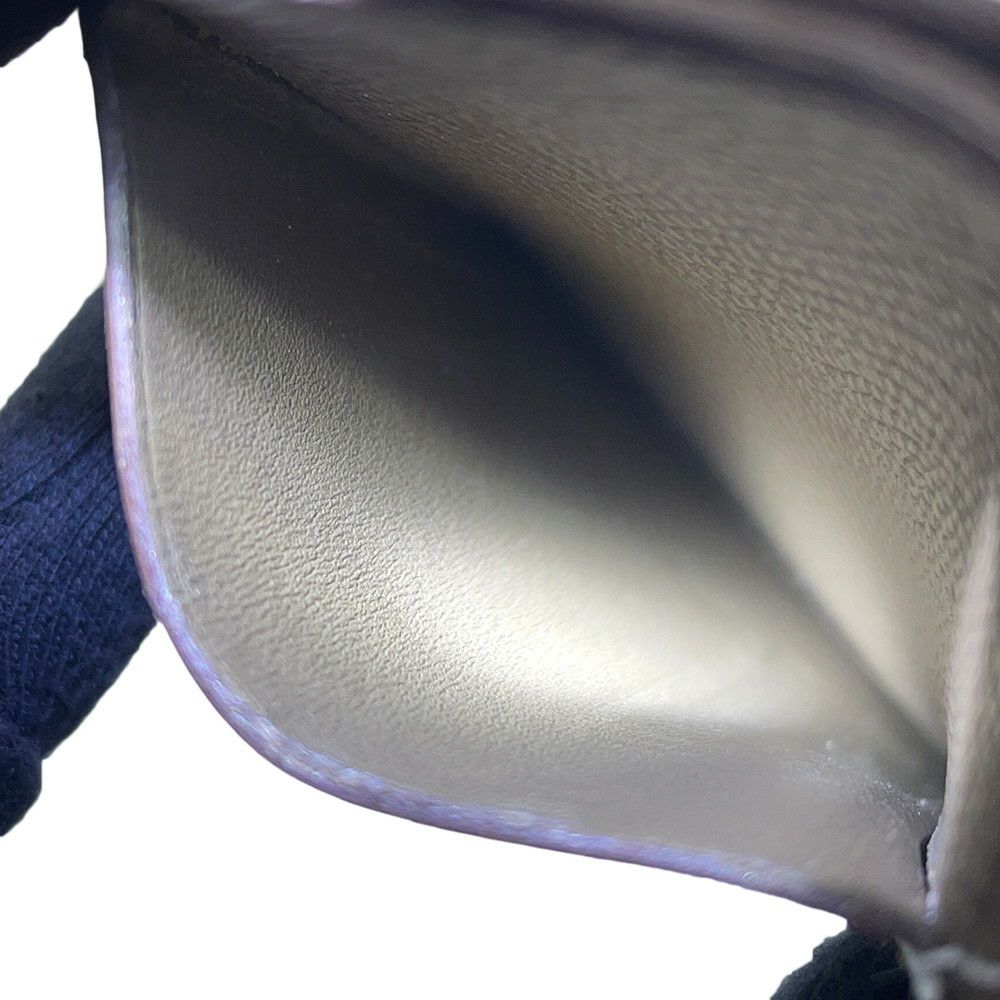 エルメス 三つ折り財布 ベアンコンビネ エトゥープ/シルバー金具 エプソン W刻印 HERMES 財布