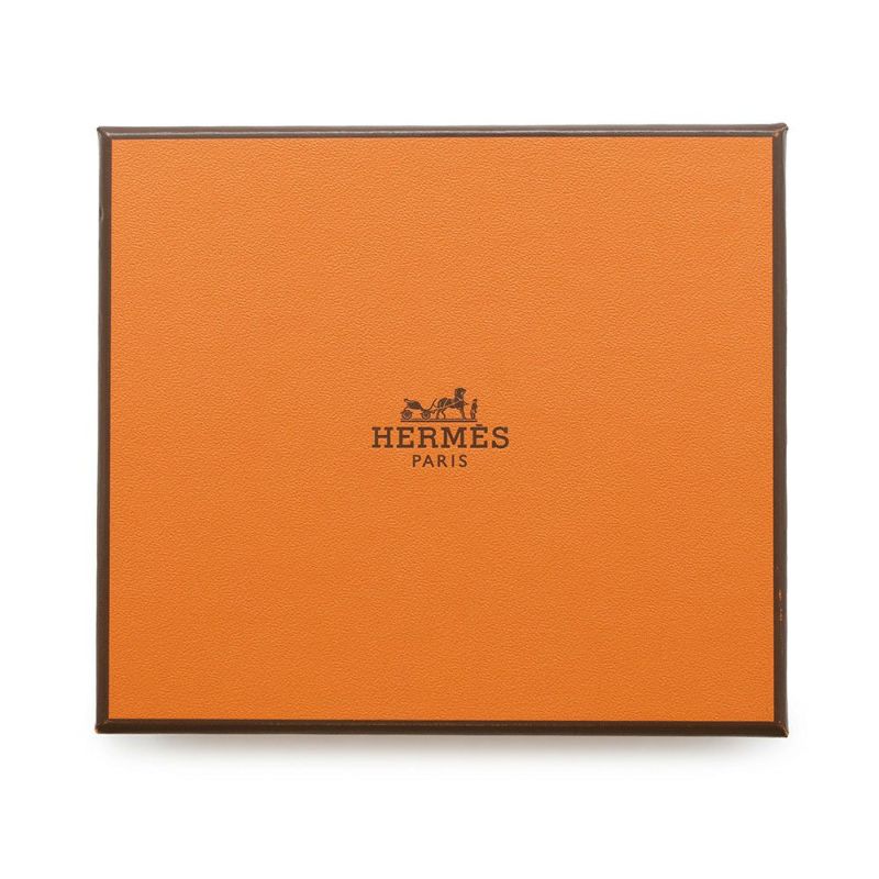 エルメス 三つ折り財布 ベアンコンビネ エトゥープ/シルバー金具 エプソン W刻印 HERMES 財布