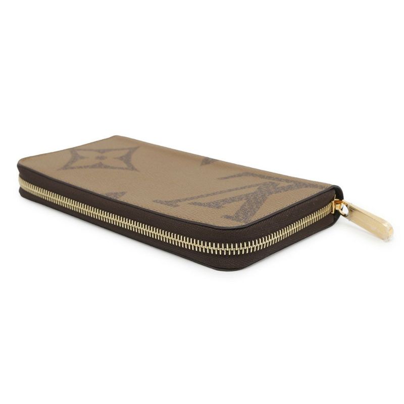 ルイヴィトン 長財布 ジッピーウォレット モノグラム・ジャイアント モノグラム・リバース M69353 ラウンドファスナー ブラック 黒