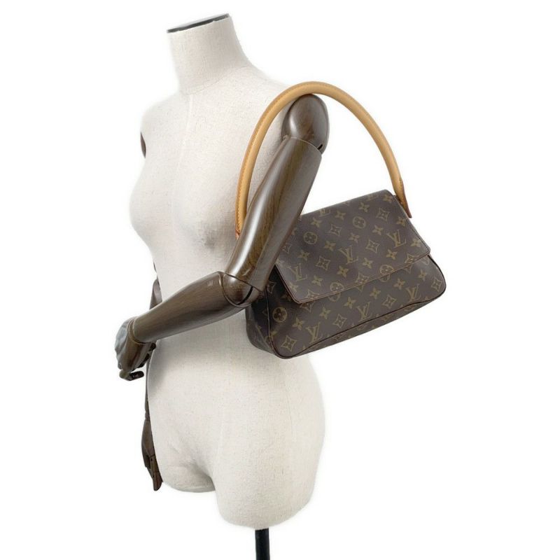 ルイヴィトン ショルダーバッグ モノグラム ミニ・ルーピング M51147 LOUIS VUITTON ヴィトン ワンショルダー ハンドバッグ