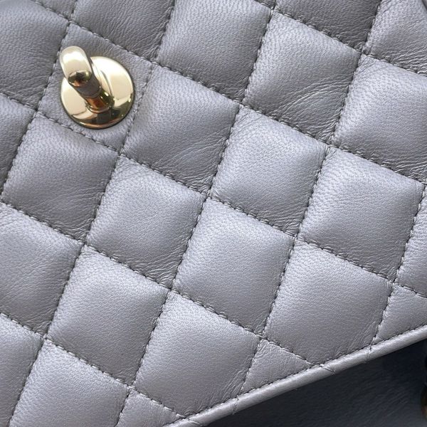 シャネル チェーンショルダーバッグ マトラッセ ココマーク ラムスキン ミニマトラッセ A35200 CHANEL シングルチェーン