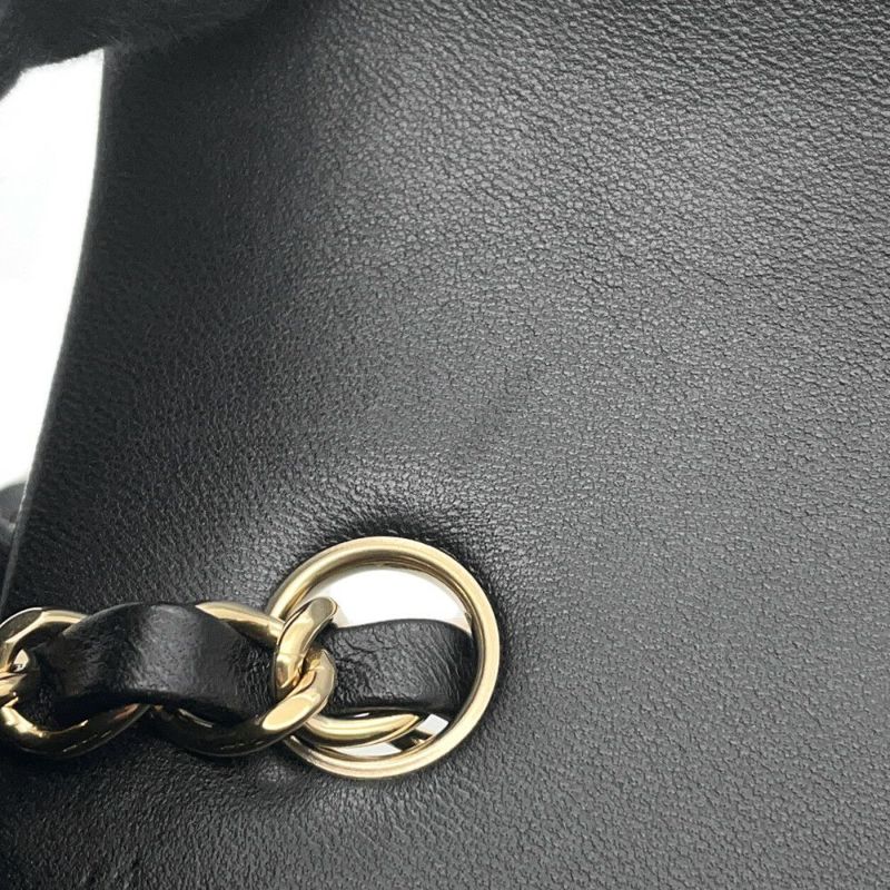 シャネル チェーンショルダーバッグ ココマーク マトラッセ ラムスキン A69900 CHANEL ミニ フラップ バッグ 黒