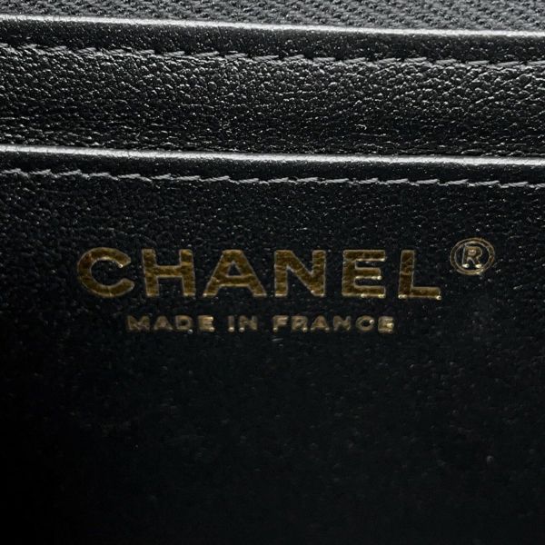 シャネル チェーンショルダーバッグ ココマーク マトラッセ ラムスキン A69900 CHANEL ミニ フラップ バッグ 黒