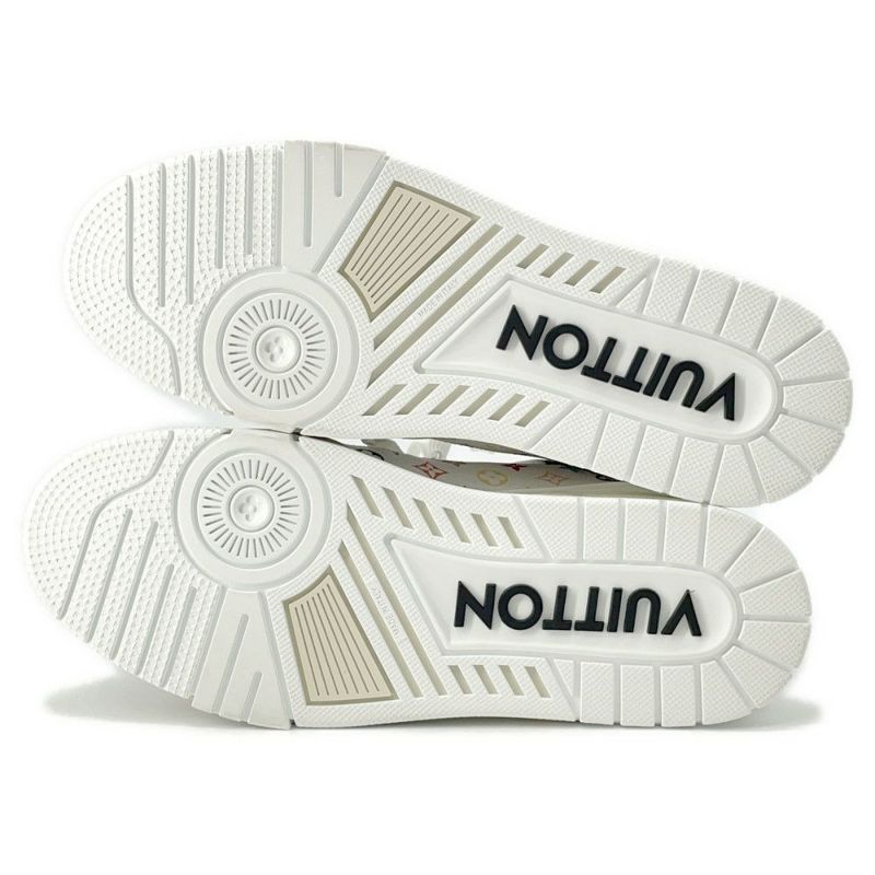 ルイヴィトン スニーカー LV × TM LV トレイナー メンズサイズ7 1/2 1AHEKF LOUIS VUITTON 靴 白 村上隆