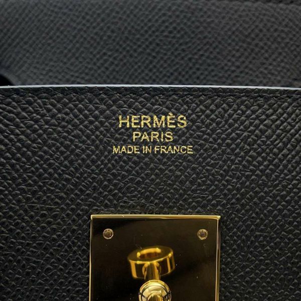 エルメス バーキン30 ブラック/ゴールド金具 ヴォーエプソン D刻印 HERMES Birkin 黒