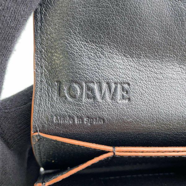 ロエベ カードケース アナグラム バーティカル レザー LOEWE 名刺入れ 黒