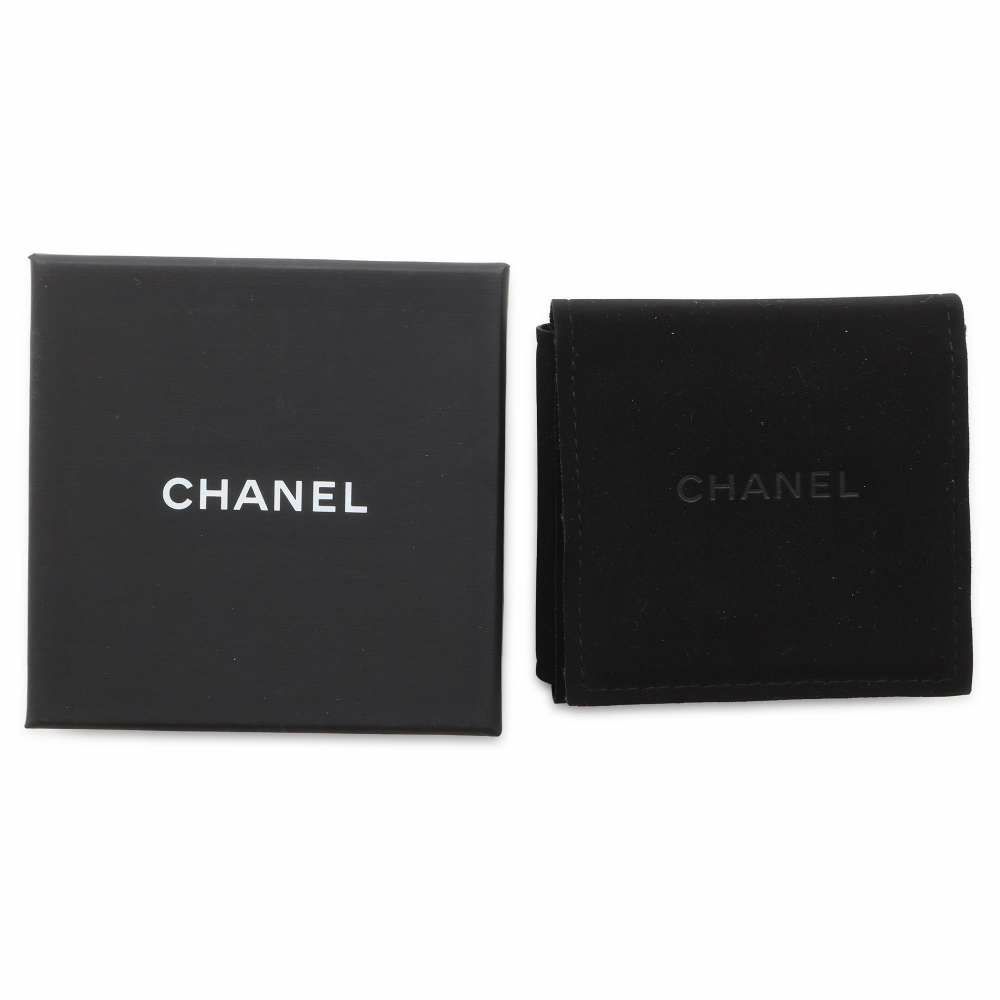 シャネル ブローチ ココマーク バイカラー メタル B23 C AB9784 CHANEL アクセサリー 黒