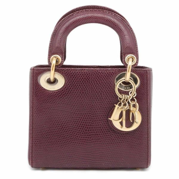 クリスチャン・ディオール ハンドバッグ レディディオール ミニ リザード Christian Dior 2way