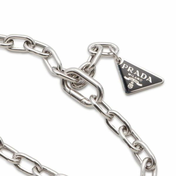 プラダ ブレスレット ロゴプレート チェーンブレスレット Ag925 サイズL 2JB357 PRADA アクセサリー 安心保証 |  中古・新品ブランド販売ギャラリーレア公式通販