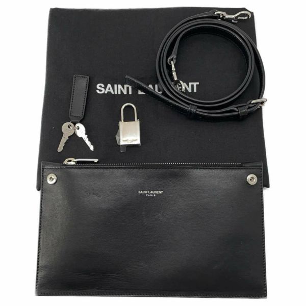 サンローランパリ ハンドバッグ ベイビーサックドジュール 421863 SAINT LAURENT PARIS 2wayショルダー 黒