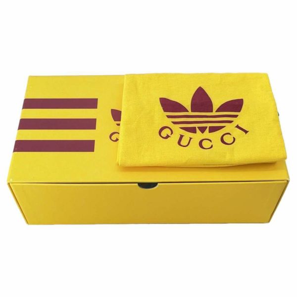 グッチ サンダル アディダス コラボ GG ロゴ スライド レディースサイズ38 722445 GUCCI Adidas 靴 白