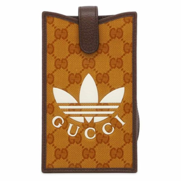 グッチ フォンケース GGクリスタル アディダスコラボ 702203 GUCCI フォンケース ポシェット