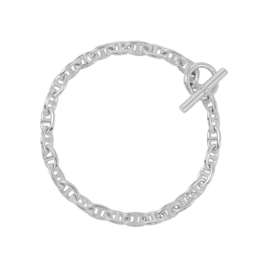 エルメス ブレスレット シェーヌダンクルTPM 28コマ SV925シルバー HERMES ジュエリー