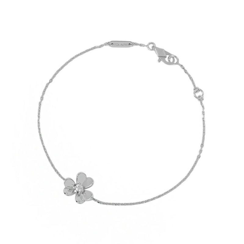 ヴァンクリーフ&アーペル ブレスレット フリヴォル ブレスレット ミニモデル ダイヤモンド 1P 0.05 K18WG VCARP0J500