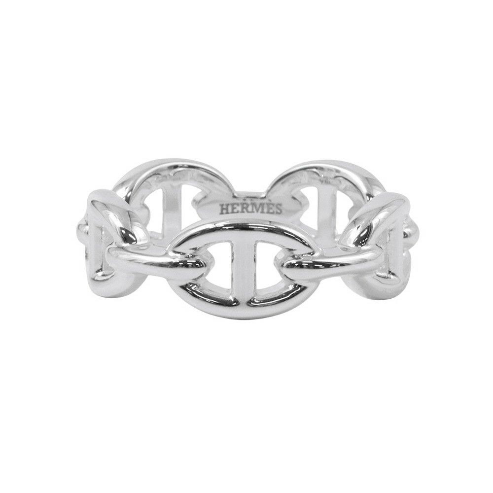 エルメス リング シェーヌダンクル アンシェネPM SV925シルバー リングサイズ56 HERMES ジュエリー