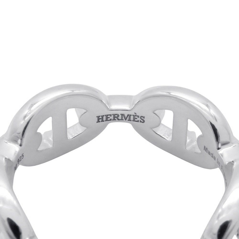 エルメス リング シェーヌダンクル アンシェネPM SV925シルバー リングサイズ56 HERMES ジュエリー