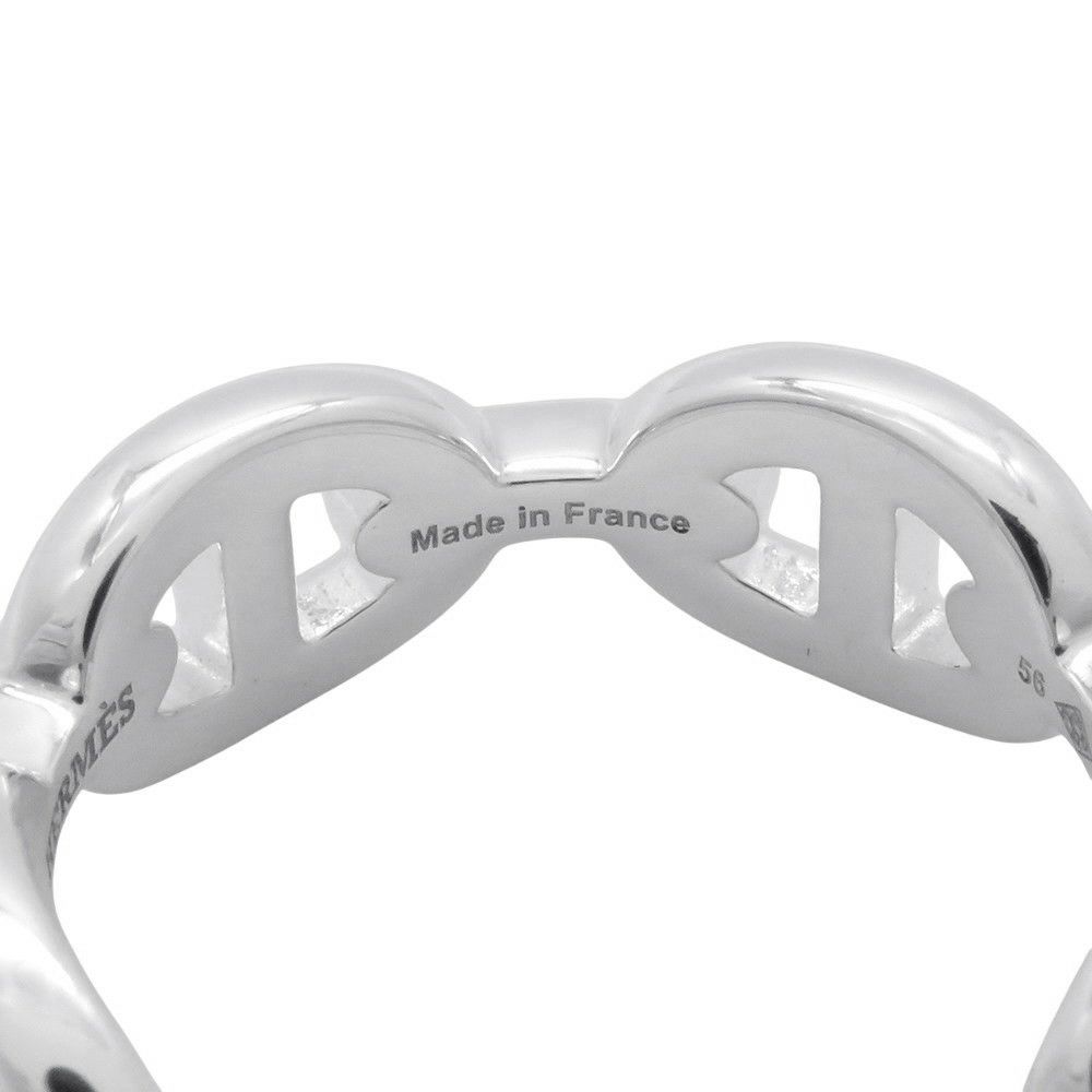 エルメス リング シェーヌダンクル アンシェネPM SV925シルバー リングサイズ56 HERMES ジュエリー