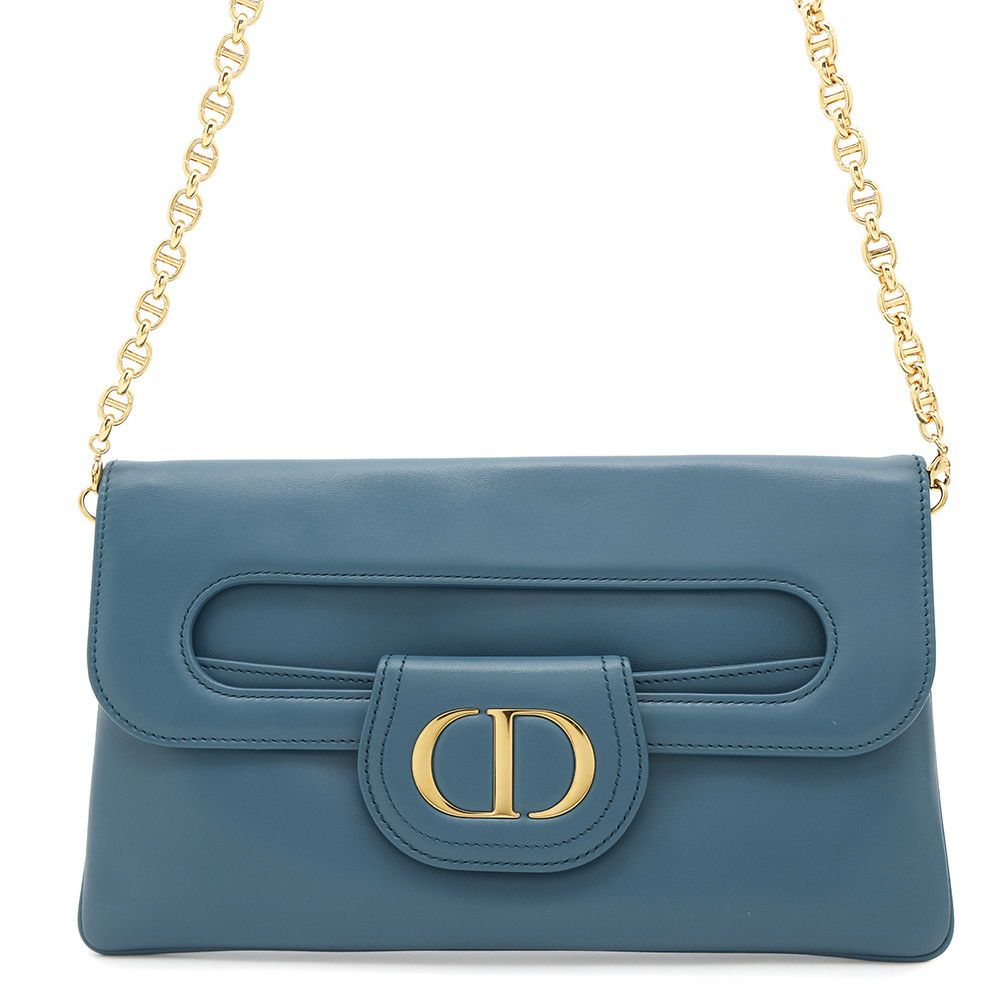クリスチャン・ディオール チェーンショルダーバッグ DOUBLE レザー M8641U Christian Dior 2way クラッチ セール品