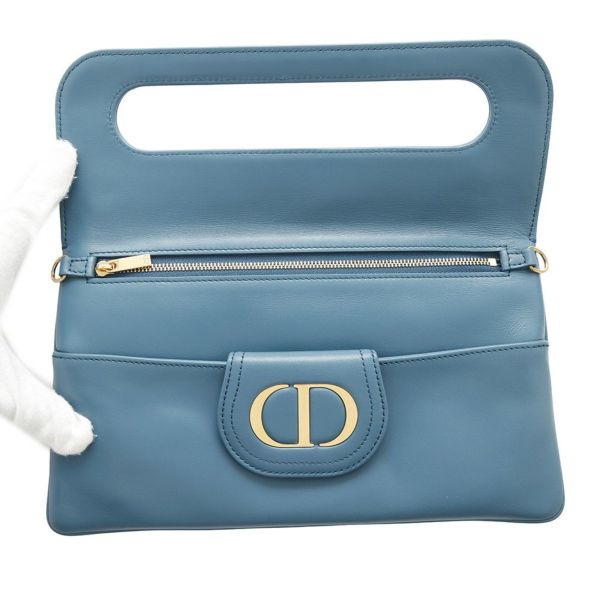 クリスチャン・ディオール チェーンショルダーバッグ DOUBLE レザー M8641U Christian Dior 2way クラッチ セール品