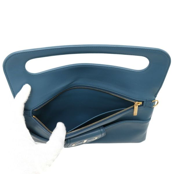 クリスチャン・ディオール チェーンショルダーバッグ DOUBLE レザー M8641U Christian Dior 2way クラッチ セール品