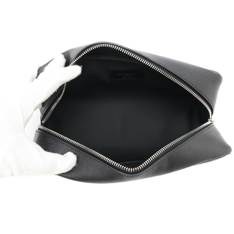 サンローランパリ クラッチバッグ レザー 609347 SAINT LAURENT PARIS バッグ 黒