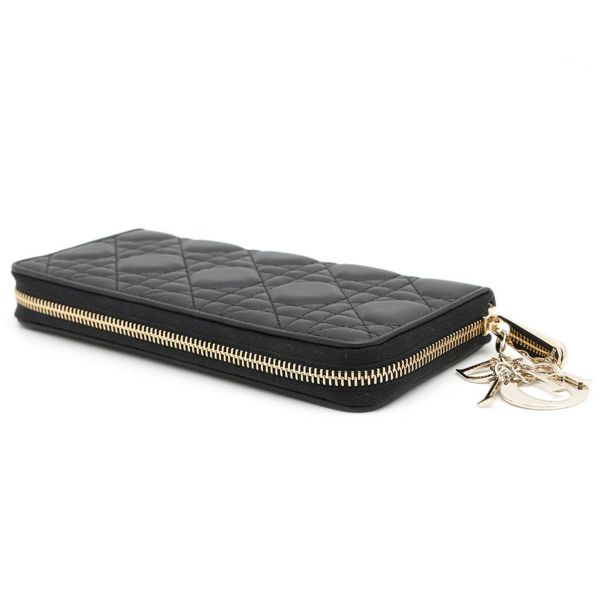 クリスチャン・ディオール 長財布 Lady Dior Voyageur