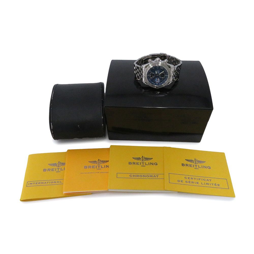 ブライトリング クロノマット ブルーインパルス 500本限定 A156CBIPA BREITLING 腕時計 ブルー文字盤