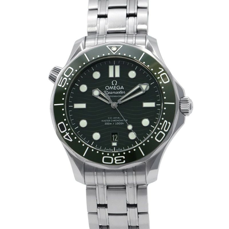 オメガ シーマスター ダイバー300M 210.30.42.20.10.001 WATCH 腕時計 グリーン
文字盤