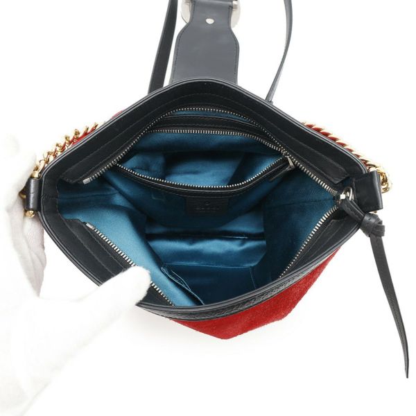 グッチ チェーンショルダーバッグ ディオニソス スエード 499622 GUCCI バッグ 黒