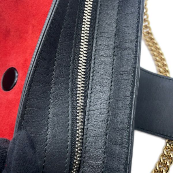 グッチ チェーンショルダーバッグ ディオニソス スエード 499622 GUCCI バッグ 黒