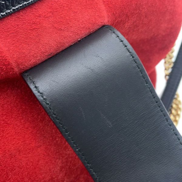 グッチ チェーンショルダーバッグ ディオニソス スエード 499622 GUCCI バッグ 黒