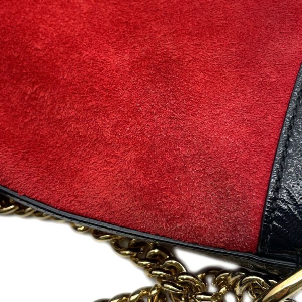 グッチ チェーンショルダーバッグ ディオニソス スエード 499622 GUCCI バッグ 黒