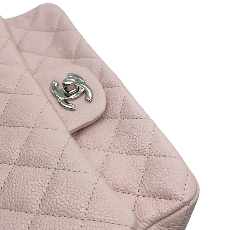 シャネル チェーンショルダーバッグ ココマーク キャビアスキン A69900 CHANEL ミニ フラップ バッグ