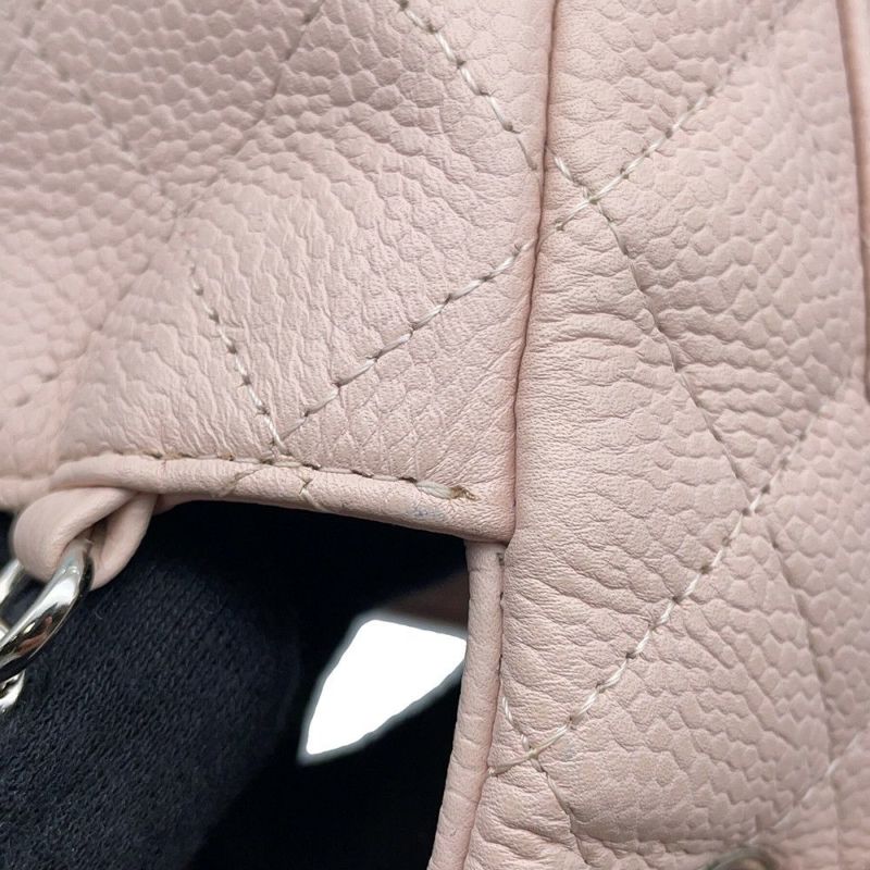 シャネル チェーンショルダーバッグ ココマーク キャビアスキン A69900 CHANEL ミニ フラップ バッグ