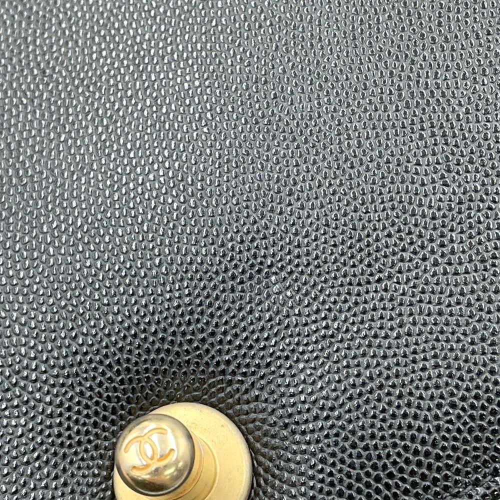 シャネル チェーンショルダーバッグ ボーイシャネル スモール マトラッセ ココマーク A67085 BOY CHANEL 黒