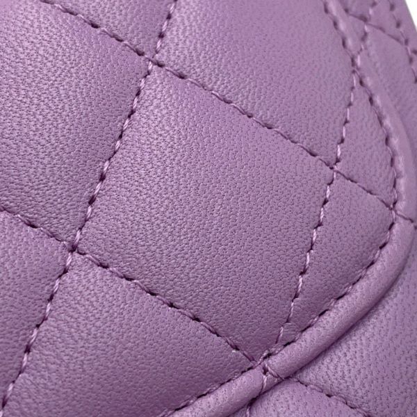 シャネル チェーンショルダーバッグ マトラッセ ココマーク ハート ラムスキン AP2784 CHANEL ポシェット