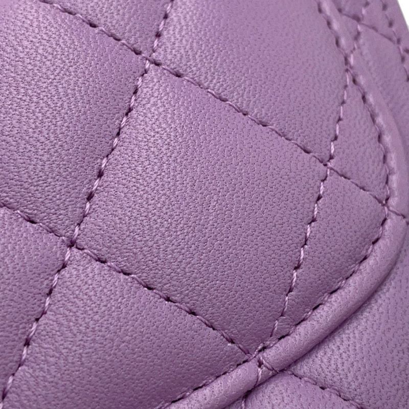 シャネル チェーンショルダーバッグ マトラッセ ココマーク ハート ラムスキン AP2784 CHANEL ポシェット